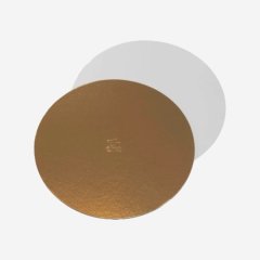 Подложка под торт Золото/Белая 1,5 мм 18 см ForG BASE 1,5 G/P D 180